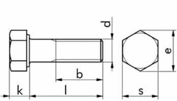 Schraube | DIN 931 | M12x90 | 8.8 vz – Bild 2
