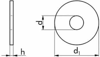 Scheibe | DIN 9021 | 13 vz – Bild 2