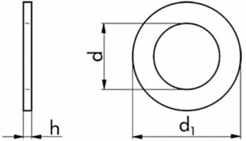 Scheibe | DIN 125 | 8,4 PA – Bild 2